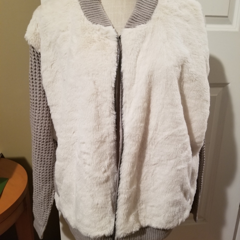 Ashley Stewart bomber jacket